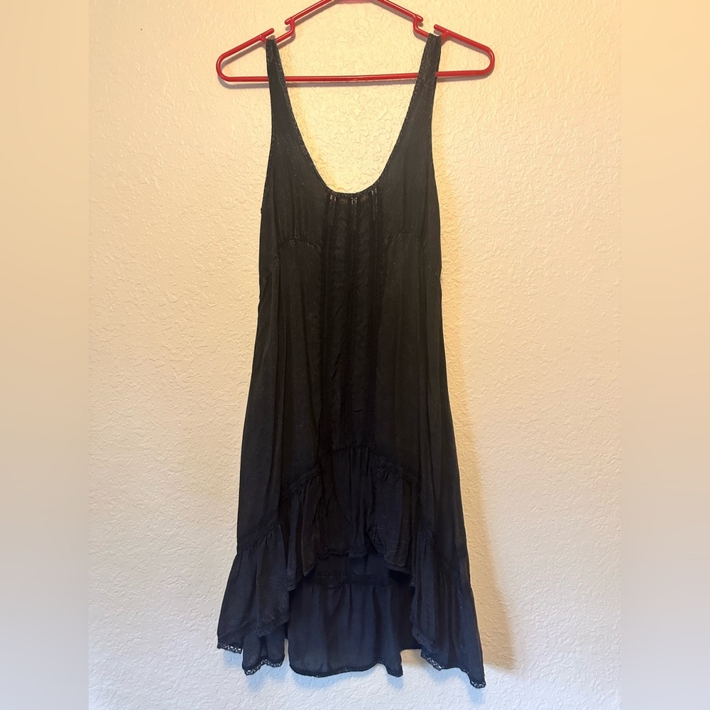 Free People Black High Low Dress
